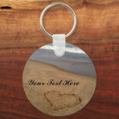 Liefde bij de Beach Sleutelhanger (Voorkant)