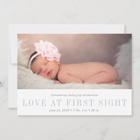 Liefde bij de eerste aankondiging van de geboorte  (Voorkant)