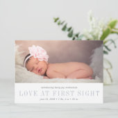 Liefde bij de eerste aankondiging van de geboorte  (Staand voorkant)