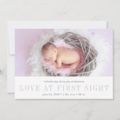 Liefde bij de eerste aankondiging van de geboorte  (Voorkant)