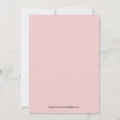 Liefde bij de eerste acht kleurrijke collage - mei aankondiging (Achterkant)