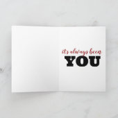 Liefde bij de eerste glimlach kaart (Binnen)