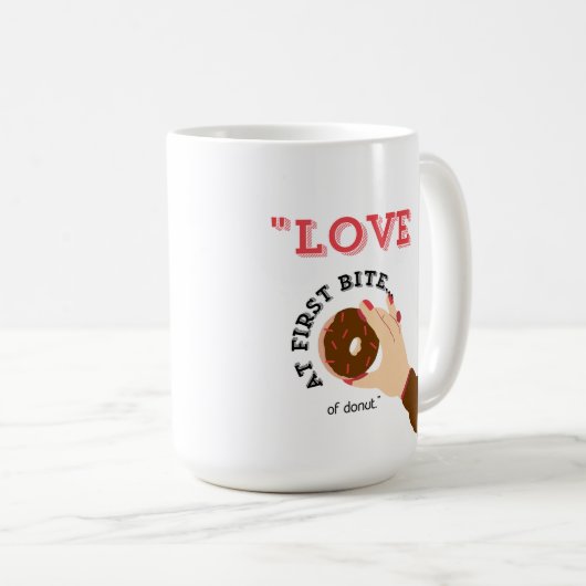 LIEFDE BIJ DE EERSTE HAP KOFFIEMOK (Voorkant rechts)