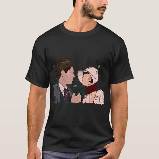 Liefde bij de voetbalwedstrijd t-shirt (Voorkant)
