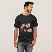 Liefde bij de voetbalwedstrijd t-shirt (Voorkant volledig)