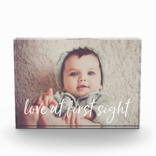 Liefde bij eerste nacht | BABY Fotoblokken (Voorkant)