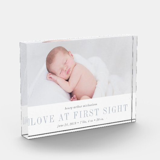 Liefde bij eerste nacht | BABY Fotoblokken (Links)