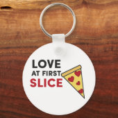 Liefde bij eerste plak Sleutelhanger (Voorkant)