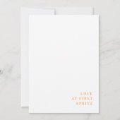 Liefde bij Eerste Spritz Amalfi Vrijgezellenfeest Kaart (Achterkant)