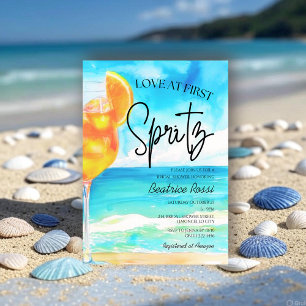 Liefde bij Eerste Spritz Amalfi Vrijgezellenfeest Kaart