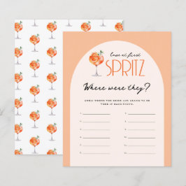 Liefde bij Eerste Spritz Bridal Waar waren ze spel