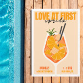 Liefde bij eerste Spritz Modern Bachelorette Weeke Kaart