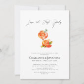 Liefde bij Eerste Spritz Modern repetitie diner Kaart (Voorkant)