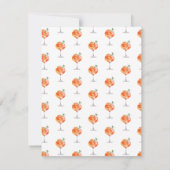 Liefde bij eerste Spritz Raad wie Vrijgezellenfees Kaart (Achterkant)