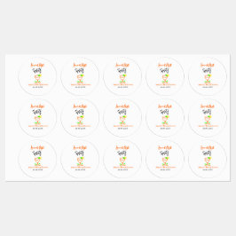 Liefde bij eerste spritz sinaasappel zwart vrijgez labels