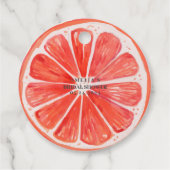 Liefde bij eerste spritz zomer Vrijgezellenfeest Bedankjes Labels (Achterkant)