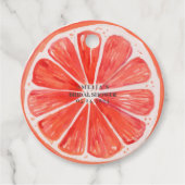 Liefde bij eerste spritz zomer Vrijgezellenfeest Bedankjes Labels (Voorkant)