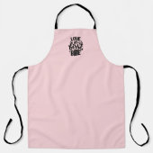 'Liefde bij eerste stap' All-over Print Apron Schort (Voorkant)