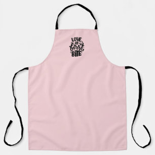 'Liefde bij eerste stap' All-over Print Apron Schort