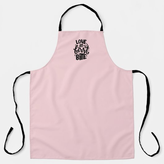 'Liefde bij eerste stap' All-over Print Apron Schort (Voorkant)