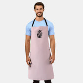 'Liefde bij eerste stap' All-over Print Apron Schort (Gedragen)