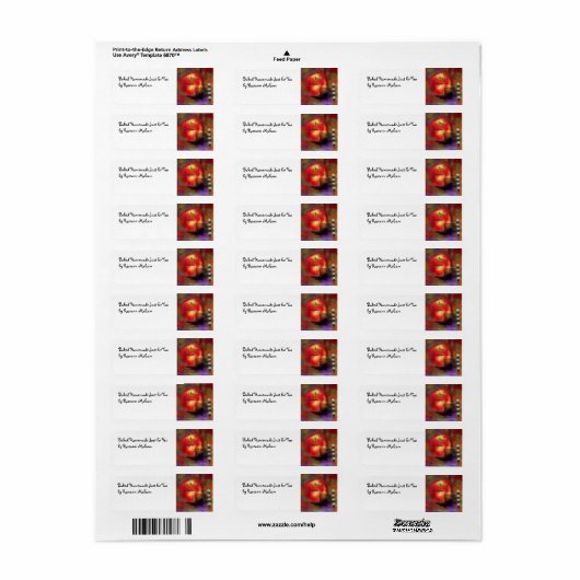 Liefde bij First Bite Kitchen Label (Full Sheet)