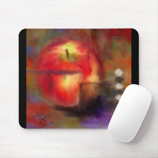 Liefde bij First Bite Mousepad Muismat (Met muis)