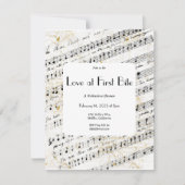 Liefde bij First Bite Valentijn Kaart (Voorkant)