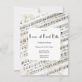 Liefde bij First Bite Valentijn Kaart