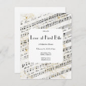 Liefde bij First Bite Valentijn Kaart (Voorkant / Achterkant)