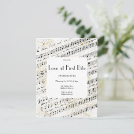 Liefde bij First Bite Valentijn Kaart