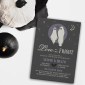 Liefde bij First Fright Halloween Couple's Shower Kaart