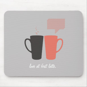  "Liefde bij First Latte" Muismat