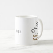 Liefde bij First Sip Valentijnsdag Mok (Voorkant rechts)