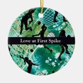 Liefde bij First Spike Keramisch Ornament