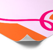 Liefde bij First Spritz Bachelorette Welkom Poster (Hoek)