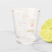 Liefde bij First Spritz Cocktail Sinaasappel Vrijg Shot Glas (Achterkant)