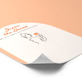 Liefde bij First Spritz Guess de jurk van de bruid Poster (Hoek)