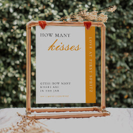 Liefde bij First Spritz Hoeveel Kussen Bruidsteken Poster