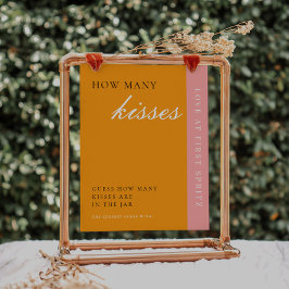 Liefde bij First Spritz Hoeveel Kussen Bruidsteken Poster