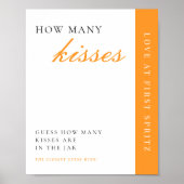 Liefde bij First Spritz Hoeveel Kussen Bruidsteken Poster (Voorkant)
