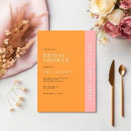 Liefde bij First Spritz Modern Vrijgezellenfeest Kaart