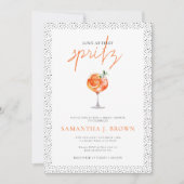 Liefde bij First Spritz Summer Beach Vrijgezellenf Kaart (Voorkant)