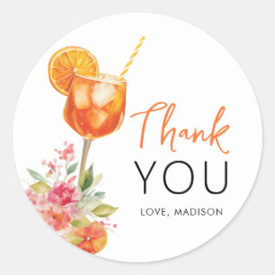 Liefde bij First Spritz Vrijgezellenfeest in het v Ronde Sticker