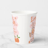 Liefde bij First Spritz Vrijgezellenfeest Paper Cu Papieren Bekers (Rechts)