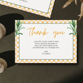 Liefde bij First Spritz Vrijgezellenfeest Sinaasap Bedankkaart