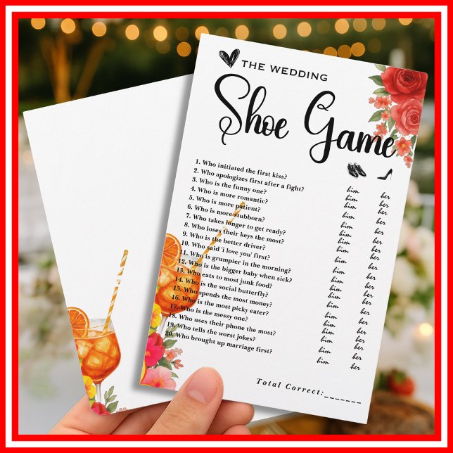 Liefde bij First Spritz Wedding Shoe Game (Creator heeft geüpload)