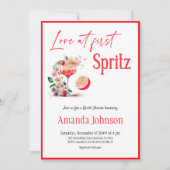 Liefde bij het eerste Spritz Citrus Oranje Vrijgez Kaart (Voorkant)