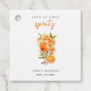 Liefde bij het eerste Vrijgezellenfeest van Spritz Bedankjes Labels