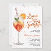 Liefde bij het eerste Vrijgezellenfeest van Spritz Kaart (Voorkant)